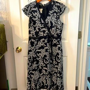 Floral Lace Dress Sigrid Olsen Sz 10 NWOT